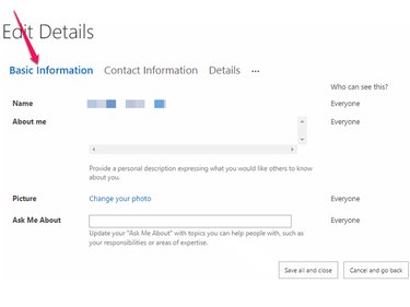 Edit Your Basic Information