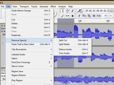 Remove Special Editing Tools