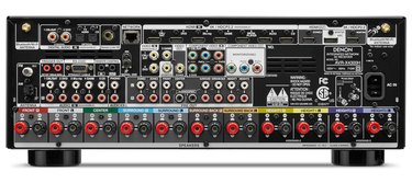 Back of Denon AVR-X4300H AV receiver