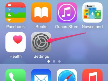 Choose the Settings icon.