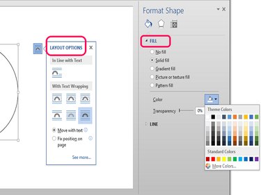 Choose Fill and Layout Options.
