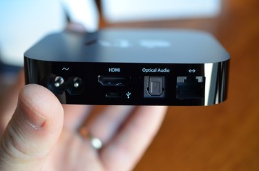 Back of Apple TV
