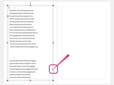 Use the Overflow Indicator to join all of the text boxes.