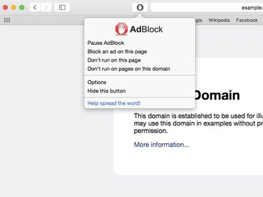 Choose a configuration option from the menu.