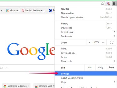 Click Settings