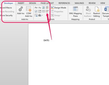 Insert the Date Picker