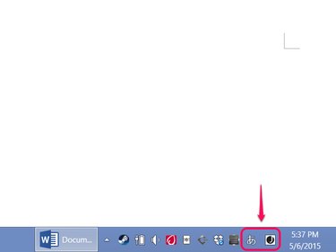 Language taskbar icons
