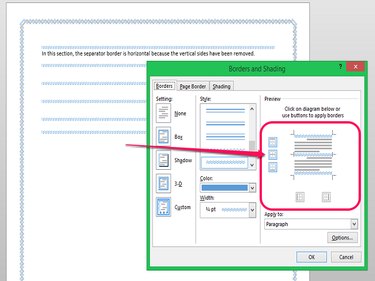 Adding Additional Horizontal Separators