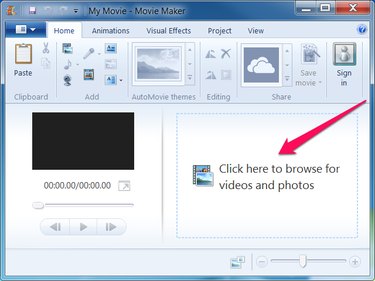 Browse for your video.