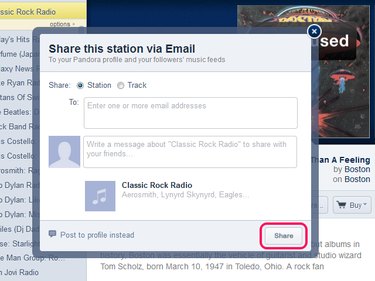 Share email page on Web