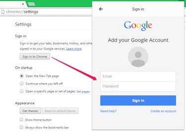 Sign in with a Google Account