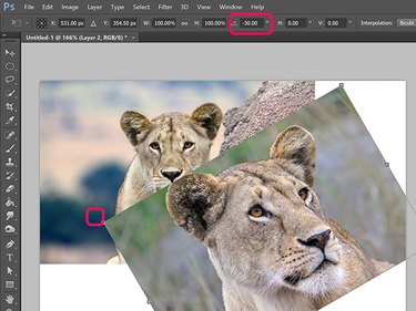 Rotating a layer.