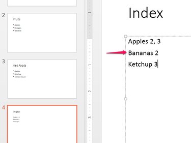 Add index entries.