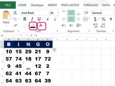Change the BINGO cells' color.