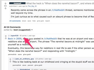 See comment vote totals from any thread page.