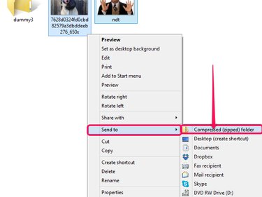 How to compress one or more files into a ZIP.