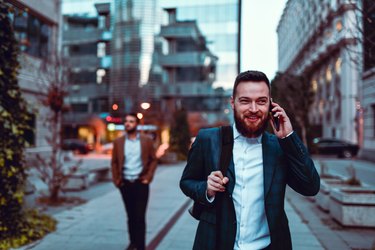 talking on the phone