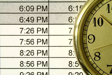clock and schedule