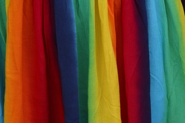 Colorful fabrics