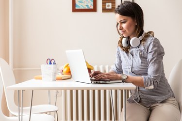 Female blogger
