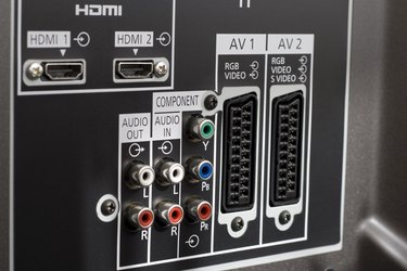 socket of audio video