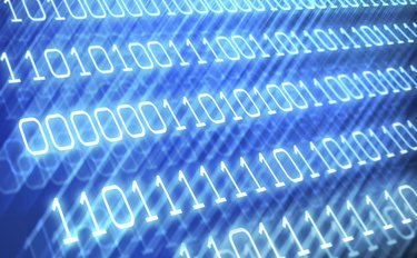 Abstract binary code background