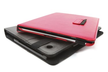 Closed Black tablet case