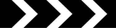 Sharp deviation of route to right
