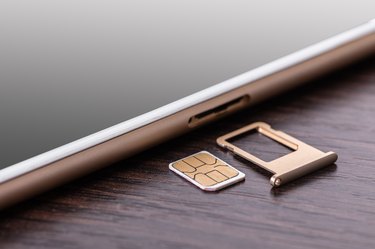 mobile phone and sim card